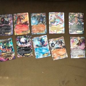 Lot of 10 Pokémon ex cards